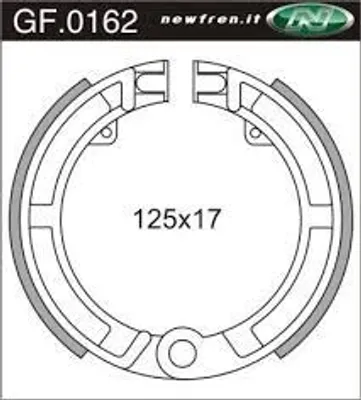 Produktbild von Newfren Bremssegment 162 PK50 4V V