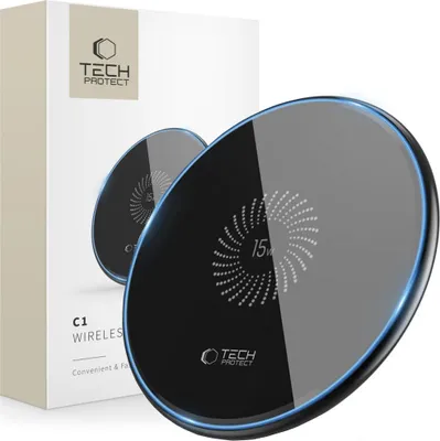 Obrázok produktu pre Tech-Protect Qi15W-C1 Bezdrôtová Nabíjačka 15W Čierna
