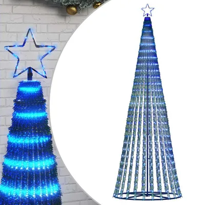 Productafbeelding van LED kerstboom, 475 LED's, blauw, 247 cm