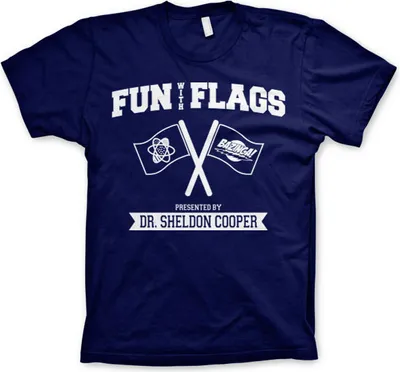 Produktbild von Fun With Flags T-Shirt - Medium - Navy