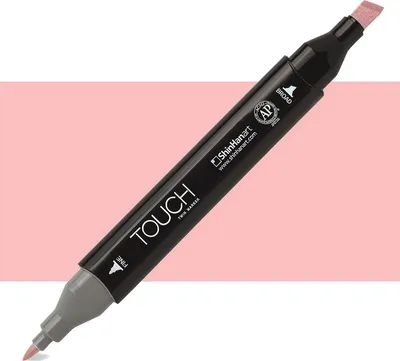 Image de Marqueur alcool double face TOUCH, fin et biseauté, R136 Blush