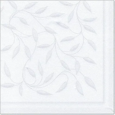 Produktbild von Servietten "ROYAL Collection" 1/4-Falz 40 cm x 40 cm weiss "New Mediterran"