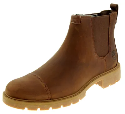 Productafbeelding van Timberland Chelsea-laarzen "Elmhurst" van leer, bruin, maat 42 EU