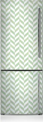 Produktbild von Kühlschrank Aufkleber Kühlschrankmagnete Dekoration Kühlschrankfolie 60x180 cm - HERRINGBONE Muster.
