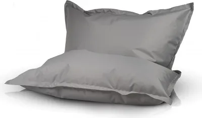 Obrázok produktu pre Pufa na vankúše Beanbag Polyester M Cushion Sack Pouffe - Mäkká a pohodlná - Farba: svetlosivá