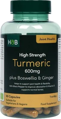 Produktbild von Holland And Barrett | High Strength Turmeric | Plus Boswellia & Ginger
