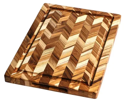 Produktbild von TEAKHAUS Herringbone Schneidebrett, M