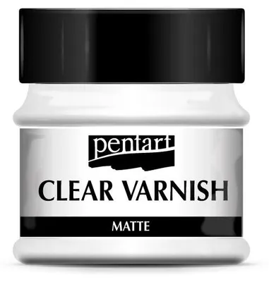 Obrázok produktu pre Matný bezfarebný lak Pentart 100 ml - 50 ml