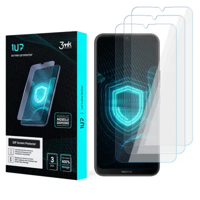 Produktbild von 3mk Display Schutzfolie 1UP für Nokia C21 Plus transparent Gaming (3 Stück)