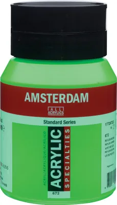 Produktbild von Amsterdam Standard Series Acrylfarbe Flasche 500 ml Reflexgrün 672