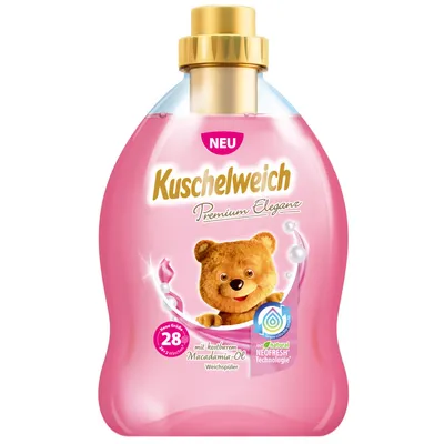 Produktbild von Kuschelweich premium płyn do płukania tkanin Elegance z olejkiem makadamia 28 WL 750ml