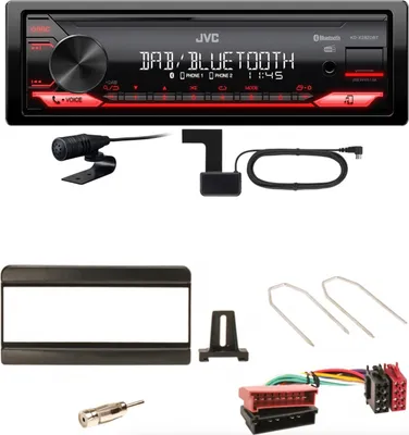 Produktbild von JVC KD-X282DBT Bluetooth DAB USB Einbauset für Focus Fiesta Puma Mondeo