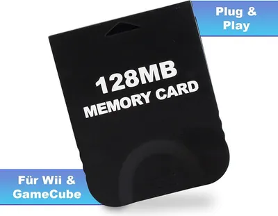 Produktbild von GameCube und Wii 128 MB Memory Card, Speicherkarte für Gaming Konsole
