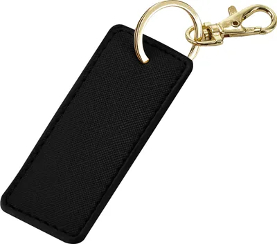 Obrázok produktu pre Bagbase - "Boutique" prívesok na kľúče zPolyuretánkože RW8451 (jedna veľkosť) (Black)