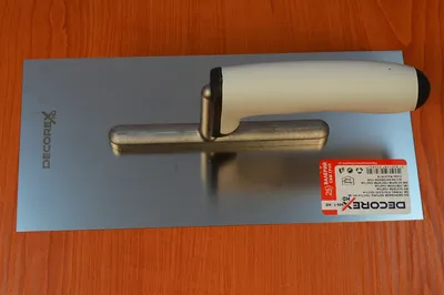 Produktbild von Edelstahl Zahnkelle Zahnspachtel Glättekelle Kelle, Glatt