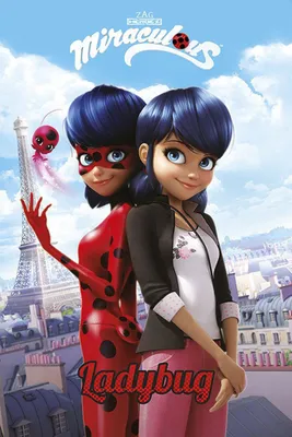 Immagine prodotto di Miraculous - Parigi - Marinette - Poster di animazione - Dimensioni 61x91,5 cm