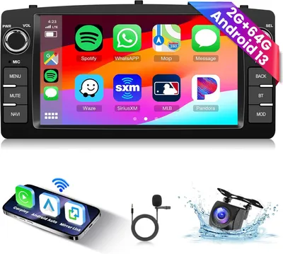 Produktbild von Android Autoradio – Multimediaspieler – Navigationssystem – Touchscreen-Radio – 2-DIN-Radio – 7-Zoll-Touchscreen