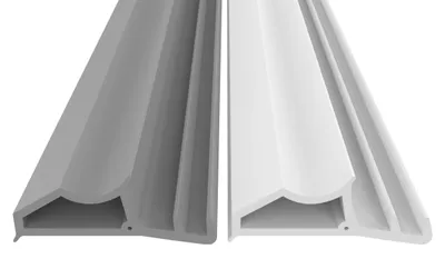Image de Joint de porte - Bande d'étanchéité - TPE - 5 m - Blanc