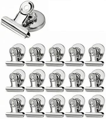 Produktbild von Magnetische Clips 20 Stück, Metall, für Kühlschrank