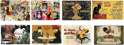 Obrázek produktu pro Vintage styl prostírání sada 8 - 42 x 29 cm udržitelné a pratelné