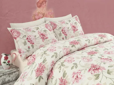 Image de L'Essentiel Linge de Maison, Begonvilla- EPJ6123, Rose, couettes, 65% coton / 35% polyester