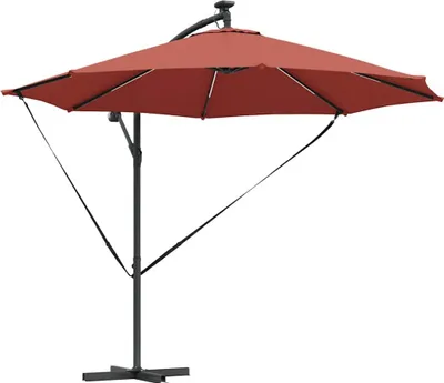 Immagine prodotto di Ombrellone Terracotta 294 x 294 x 248 cm Poliestere e Alluminio