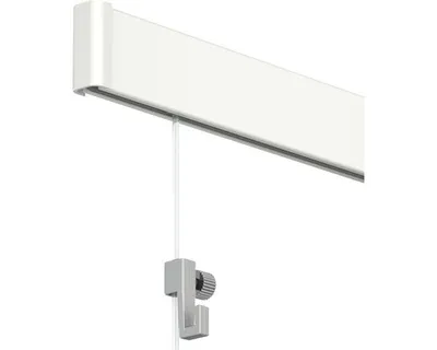 Produktbild von Bilderschiene All-In-One Click Rail 6 m weiß Primer