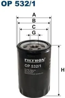 Zdjęcie produktu dla Filtr oleju FILTRON OP 532/1