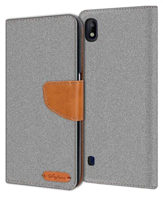 Obrázok produktu pre Kryt mobilného telefónu Samsung Galaxy A10 puzdro Wallet Flip Case Ochranný kryt Fabric Cover