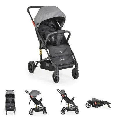 Produktbild von Moni Kinderwagen Buggy Colibri, faltbar, verstellbar, 5-Punkt-Gurt, ab 6 Monaten grau
