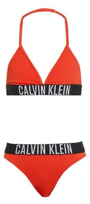 Produktbild von Calvin Klein Triangel-Bikini-Set für Mädchen, Ky0Ky00090, Schwimm-Tops, Rosa (Qu