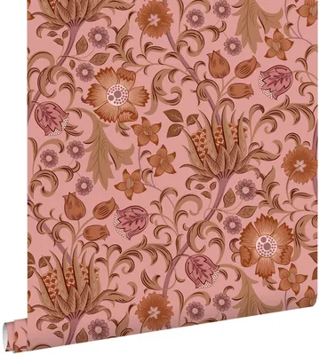 Produktbild von ESTAhome Tapete Blumenmuster Mauve-Violett 50 x 900 cm