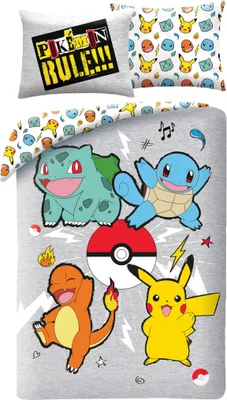 Immagine prodotto di Biancheria da letto Pokémon Ver. 5 140 x 200 cm / 70 x 90 cm