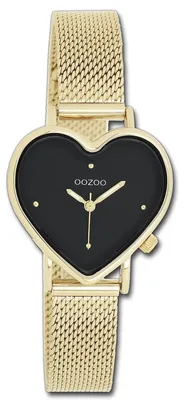 Imagen del producto de Oozoo Damenuhr: Reloj de pulsera para mujer, con correa de metal dorado, movimiento de cuarzo y esfera analógica, modelo D3UOC11417