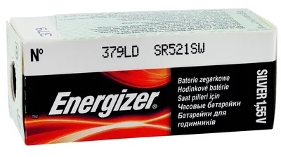 Produktbild von Energizer 379 SR63 / SR521SW Uhrbatterien mit Silberoxid
