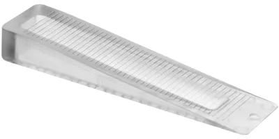 Obrázek produktu pro Zarážka do dveří - Plast - Protiskluzová - Průhledná matná - 100 mm