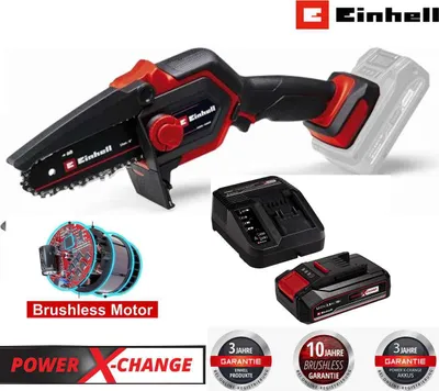 Produktbild von Einhell Akku-Astkettensäge GE-PS 18/15 Li BL - 18 V,mit Akku 2.5 Ah + Ladegerät