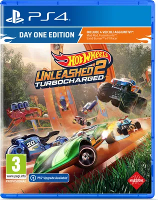 Produktbild von Milestone Hot Wheels Unleashed 2: Turbocharged - Day One Edition Tag Eins Italienisch PlayStation 4