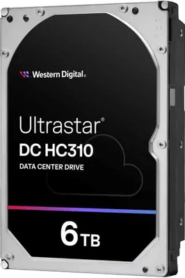 Produktbild von Western Digital Ultrastar DC HC310 HUS726T6TALE6L4, 6 TB, 7200 RPM, 256 MB, 3.5", Serial ATA III