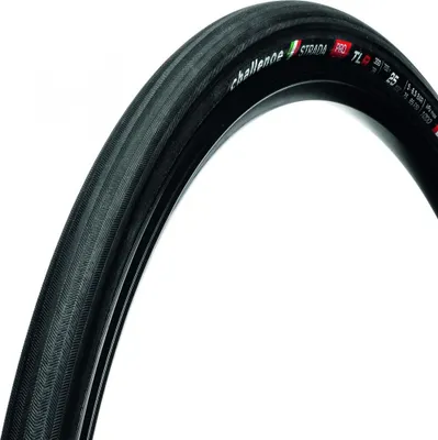 Zdjęcie produktu dla Opony szosowe Challenge Strada Pro Handmade TLR 28 cali (25-622) czarne/czarne...