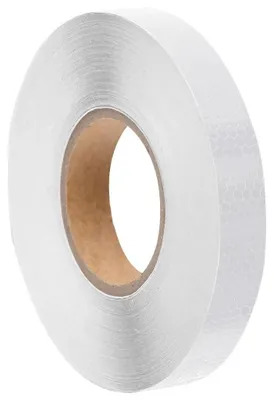 Obrázek produktu pro Bílá PVC reflexní samolepicí páska 50m 2,5cm