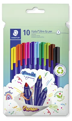 Image de STAEDTLER® 323 C10 Feutres triplus color rPP, lot de 10