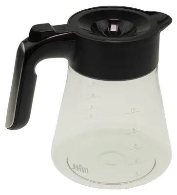 Immagine prodotto di Braun 7313216554 Caraffa in vetro per macchina da caffè KF9050 KF9170 MultiServe