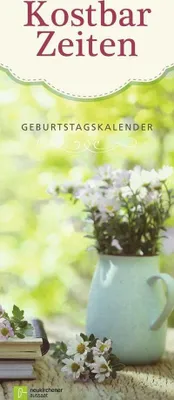 Produktbild von Immerwährender Kalender KostbarZeiten mit übersichtlichem Kalendarium und wunderschöner Gestaltung für Geburtstage