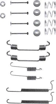 Produktbild von HELLA Zubehörsatz Bremsbacken 8DZ 355 200-251 Hinten für OPEL Corsa C Schrägheck (X01)