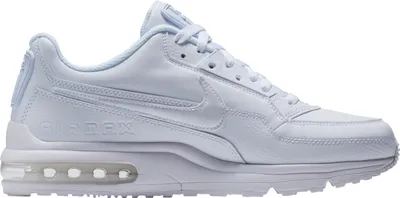 A white Nike Air Max LTD 3 sneaker is shown from the side against a white background.