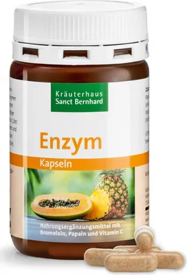 Produktbild von Sanct Bernhard Enzym-Kapseln - 90 Kapseln
