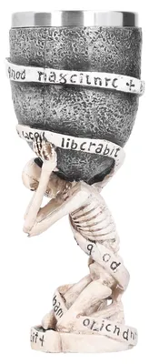 Image de Verres à cocktail rétro « Horrible Skull » : verres à vin, gobelets et verres de bar pour les fêtes et la décoration
