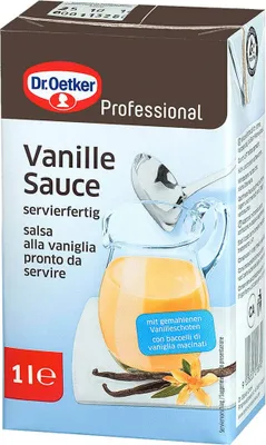 Produktbild von Dr. Oetker Vanille Sauce 1l