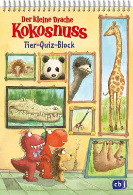 Produktbild von Der kleine Drache Kokosnuss - Quizblock Tiere